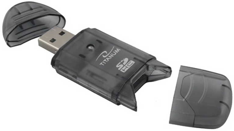 Купить ᐈ Кривой Рог ᐈ Низкая цена ᐈ Кардридер USB2.0 Gembird FD2-SD-1 Gray