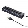 Купить ᐈ Кривой Рог ᐈ Низкая цена ᐈ Концентратор Gembird 7 ports USB2.0 (UHB-U2P7-03)