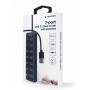 Купить ᐈ Кривой Рог ᐈ Низкая цена ᐈ Концентратор USB 3.0 Gembird 7хUSB3.0, с выключателями, пластик/металл, Black (UHB-U3P7P-01)