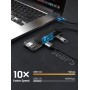 Купить ᐈ Кривой Рог ᐈ Низкая цена ᐈ Концентратор Cabletime USB Type C - 4 Port USB 3.0, 0.15 cm (CB02B)