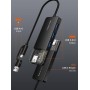 Купить ᐈ Кривой Рог ᐈ Низкая цена ᐈ Концентратор Cabletime USB Type C - 4 Port USB 3.0, 0.15 cm (CB03B)