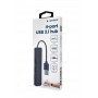 Купить ᐈ Кривой Рог ᐈ Низкая цена ᐈ Концентратор USB 3.0 Gembird 4хUSB3.0, пластик, Black (UHB-U3P4-04)