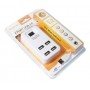 Купить ᐈ Кривой Рог ᐈ Низкая цена ᐈ Концентратор USB 2.0 Voltronic YT-HWS4-W/08646, 4хUSB2.0, White
