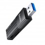 Купить ᐈ Кривой Рог ᐈ Низкая цена ᐈ Кардридер USB3.0 Hoco HB20 Black (HB20U3)