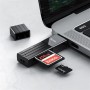 Купить ᐈ Кривой Рог ᐈ Низкая цена ᐈ Кардридер USB3.0 Hoco HB20 Black (HB20U3)
