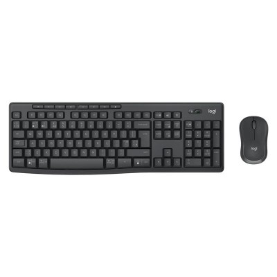 Купить ᐈ Кривой Рог ᐈ Низкая цена ᐈ Комплект (клавиатура, мышь) беспроводной Logitech MK370 Black USB (L920-012077)