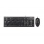 Купить ᐈ Кривой Рог ᐈ Низкая цена ᐈ Комплект (клавиатура, мышь) A4Tech KR-8372 Black USB