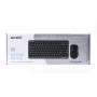 Купить ᐈ Кривой Рог ᐈ Низкая цена ᐈ Комплект (клавиатура, мышь) беспроводной A4Tech FG1112 Black USB
