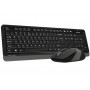 Купить ᐈ Кривой Рог ᐈ Низкая цена ᐈ Комплект (клавиатура, мышь) беспроводной A4Tech FG1010 Black/Grey USB