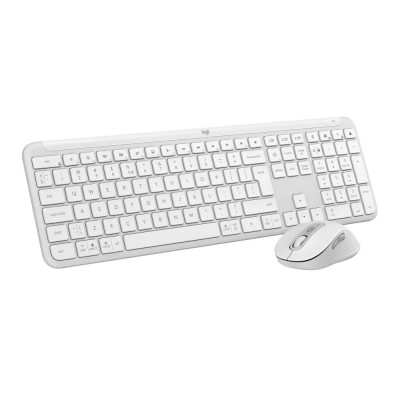 Купить ᐈ Кривой Рог ᐈ Низкая цена ᐈ Комплект (клавиатура, мышь) беспроводной Logitech Signature Slim Combo MK950 OffWhite (920-0