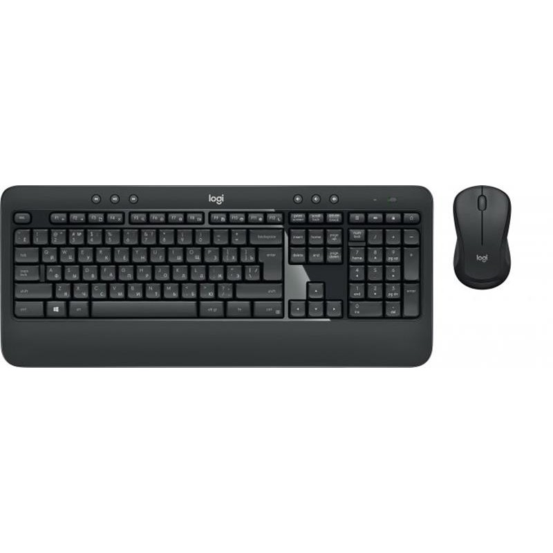 Купить ᐈ Кривой Рог ᐈ Низкая цена ᐈ Комплект (клавиатура, мышь) беспроводной Logitech MK540 Black USB (920-008685)