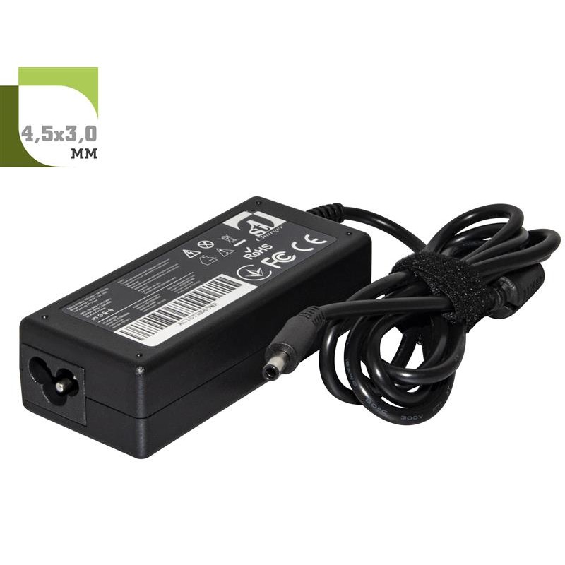 Купить ᐈ Кривой Рог ᐈ Низкая цена ᐈ Блок питания 1StCharger для ноутбука Dell 19.5V 65W 3.34A 4.5х3.0мм (AC1STDE65WA)