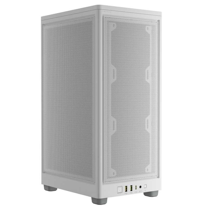 Купить ᐈ Кривой Рог ᐈ Низкая цена ᐈ Корпус Corsair 2000D Airflow White (CC-9011245-WW) без БП