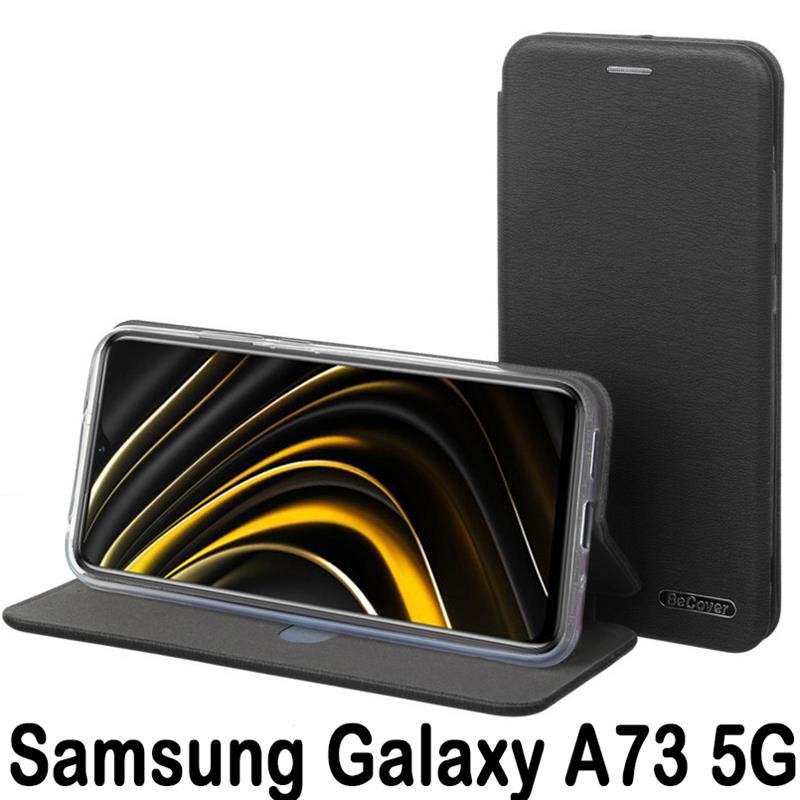 Купить ᐈ Кривой Рог ᐈ Низкая цена ᐈ Чeхол-книжка BeCover Exclusive для Samsung Galaxy A73 SM-A736 Black (707938)