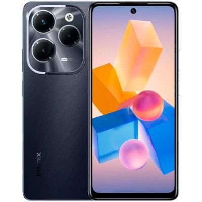 Купити Смартфон Infinix Hot 40 Pro X6837 12/256GB Dual Sim Starlit Black; 6.78" (2460х1080) IPS / MediaTek Helio G99 / ОЗУ 12 ГБ