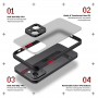 Купить ᐈ Кривой Рог ᐈ Низкая цена ᐈ Чехол-накладка Armorstandart Frosted Matte для Xiaomi Redmi 12 4G Black (ARM68550)