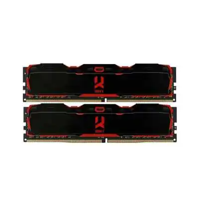 Купить ᐈ Кривой Рог ᐈ Низкая цена ᐈ Модуль памяти DDR4 2x8GB/3200 GOODRAM Iridium X Black (IR-X3200D464L16SA/16GDC)
