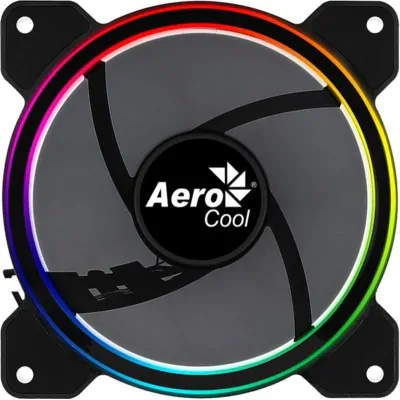 Купить ᐈ Кривой Рог ᐈ Низкая цена ᐈ Вентилятор Aerocool Saturn 12 FRGB, 120х120х25 мм, 3-Pin Molex