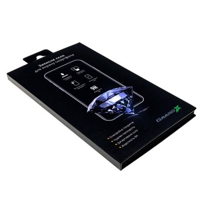Купить ᐈ Кривой Рог ᐈ Низкая цена ᐈ Защитное стекло Grand-X для Apple iPhone XS Max, 6D, 0.33мм (AIPXSM6D)