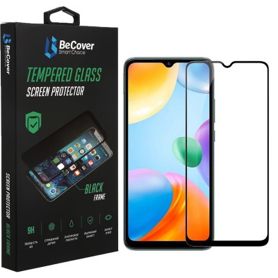 Купить ᐈ Кривой Рог ᐈ Низкая цена ᐈ Защитное стекло BeCover для Xiaomi Poco C40 Black (708170)