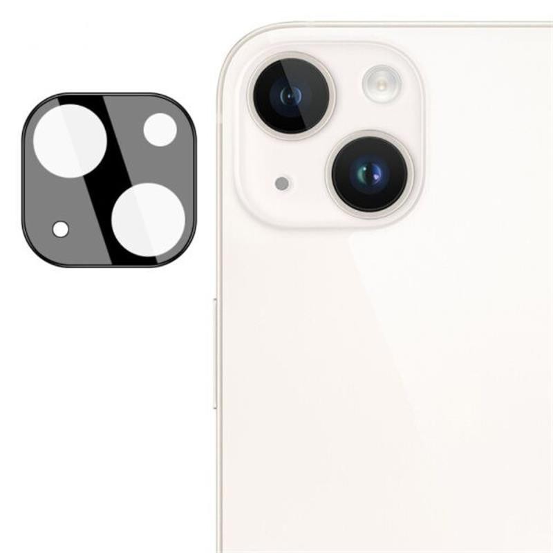 Купить ᐈ Кривой Рог ᐈ Низкая цена ᐈ Защитное стекло BeCover для камеры Apple iPhone 14 Black (708080)