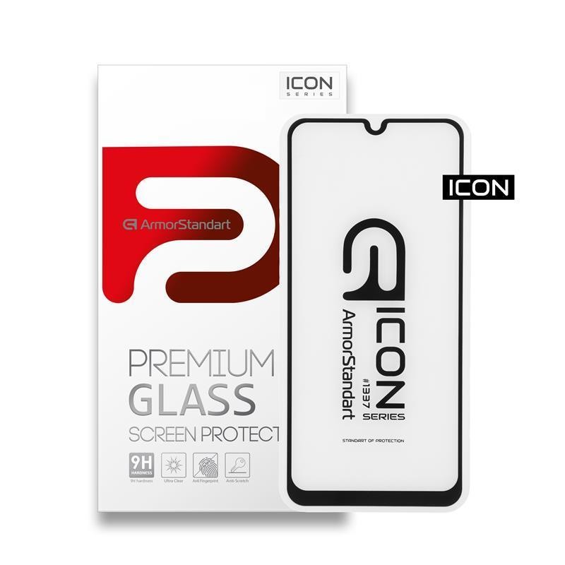 Купить ᐈ Кривой Рог ᐈ Низкая цена ᐈ Защитное стекло Armorstandart Icon для Xiaomi Redmi 9T Black (ARM58274)