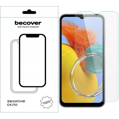 Купить ᐈ Кривой Рог ᐈ Низкая цена ᐈ Защитное стекло BeCover для Samsung Galaxy M14 SM-M146 Crystal Clear Glass 3D (709259)