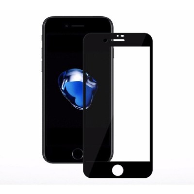 Купить ᐈ Кривой Рог ᐈ Низкая цена ᐈ Защитное стекло для Apple iPhone SE 2020/8/7 Black, 0.3мм, 4D ARC, Люкс (Z15307)