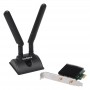 Купить ᐈ Кривой Рог ᐈ Низкая цена ᐈ Беспроводной адаптер Edimax EW-7833AXP (AX3000, PCIe, Wi-Fi 6, Bluetooth 5.0, OFDMA, MU-MIMO