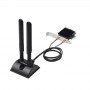 Купить ᐈ Кривой Рог ᐈ Низкая цена ᐈ Беспроводной адаптер Edimax EW-7833AXP (AX3000, PCIe, Wi-Fi 6, Bluetooth 5.0, OFDMA, MU-MIMO