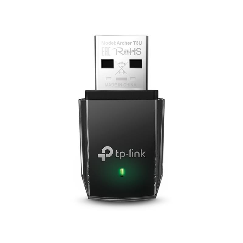 Купить ᐈ Кривой Рог ᐈ Низкая цена ᐈ Беспроводной адаптер TP-Link Archer T3U (AC1300, USB 3.0)