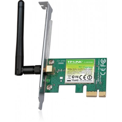Купить ᐈ Кривой Рог ᐈ Низкая цена ᐈ Беспроводной адаптер TP-Link TL-WN781ND (150Mbps, PCI-E, 1 съемная антенна)