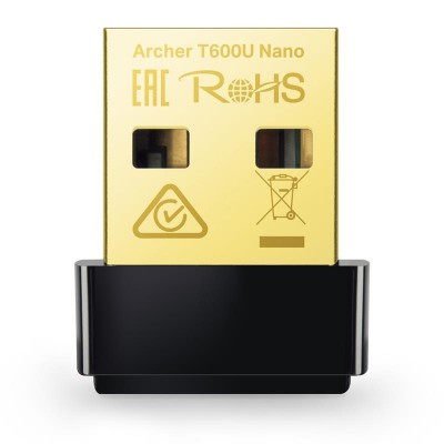 Купить ᐈ Кривой Рог ᐈ Низкая цена ᐈ Беспроводной адаптер TP-Link Archer T600U Nano (AC600, mini)