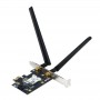 Купить ᐈ Кривой Рог ᐈ Низкая цена ᐈ Беспроводной адаптер Asus PCE-AXE5400 (Wi-Fi 6/6E, Bluetooth 5.2, MU-MIMO, OFDMA, 2 внешних 