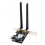 Купить ᐈ Кривой Рог ᐈ Низкая цена ᐈ Беспроводной адаптер Asus PCE-AXE5400 (Wi-Fi 6/6E, Bluetooth 5.2, MU-MIMO, OFDMA, 2 внешних 