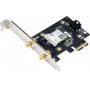 Купить ᐈ Кривой Рог ᐈ Низкая цена ᐈ Беспроводной адаптер Asus PCE-AX1800 (AX1800, Bluetooth 5.2, WPA3, MU-MIMO, 2 внешних антенн