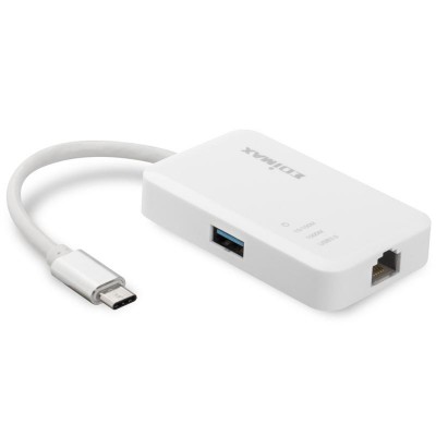 Купить ᐈ Кривой Рог ᐈ Низкая цена ᐈ Сетевой адаптер Edimax EU-4308 USB-C (1xGE, 3xUSB 3.0)