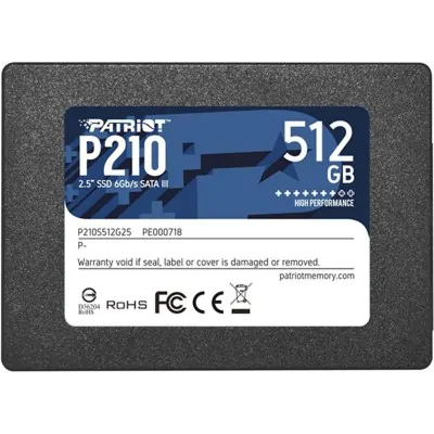 copy of Накопитель SSD  512GB Patriot P210 2.5" SATAIII TLC (P210S512G25)