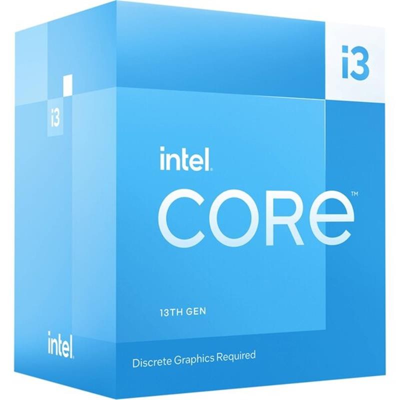 Купить ᐈ Кривой Рог ᐈ Низкая цена ᐈ Процессор Intel Core i3 13100F 3.4GHz (12MB, Raptor Lake, 58W, S1700) Box (BX8071513100F)