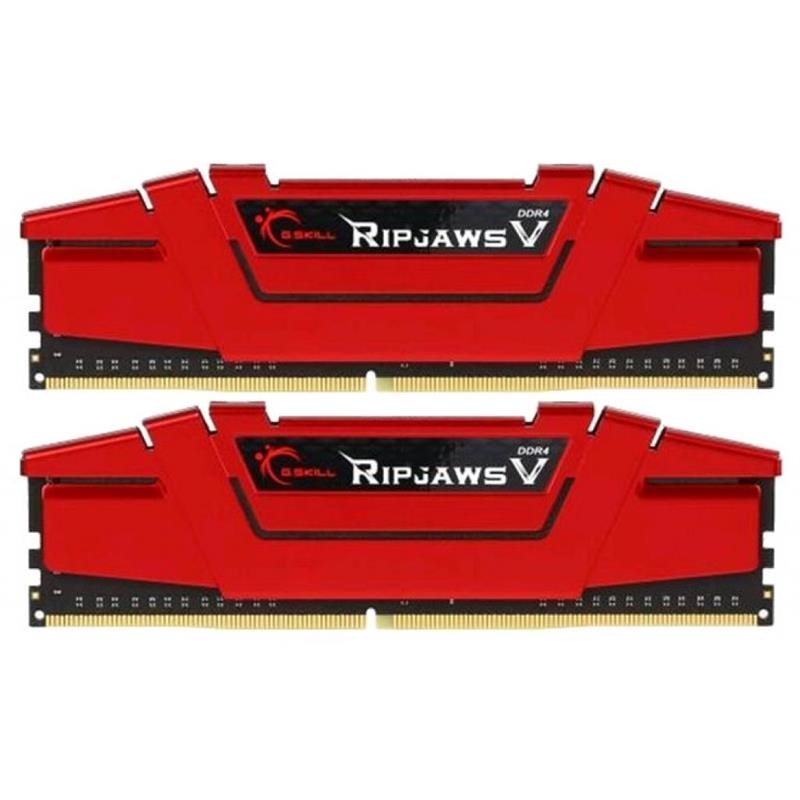 Купить ᐈ Кривой Рог ᐈ Низкая цена ᐈ Модуль памяти DDR4 2x8GB/3600 G.Skill Ripjaws V Red (F4-3600C19D-16GVRB)