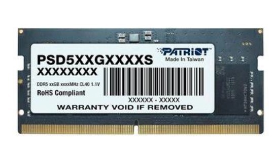 Купить ᐈ Кривой Рог ᐈ Низкая цена ᐈ Модуль памяти SO-DIMM 32GB/4800 DDR5 Patriot Signature Line (PSD532G48002S)