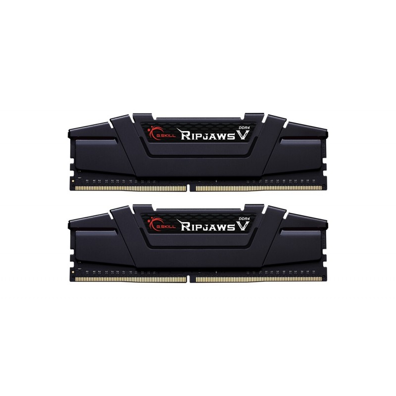 Купить ᐈ Кривой Рог ᐈ Низкая цена ᐈ Модуль памяти DDR4 2x32GB/3200 G.Skill Ripjaws V Black (F4-3200C16D-64GVK)