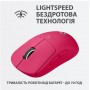 Купить ᐈ Кривой Рог ᐈ Низкая цена ᐈ Мышь беспроводная Logitech G Pro X Superlight Magenta (910-005956)