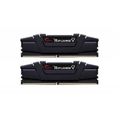 Купить ᐈ Кривой Рог ᐈ Низкая цена ᐈ Модуль памяти DDR4 2x16GB/3600 G.Skill Ripjaws V Black (F4-3600C18D-32GVK)