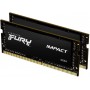 Купить ᐈ Кривой Рог ᐈ Низкая цена ᐈ Модуль памяти SO-DIMM 2x16GB/2666 DDR4 Kingston Fury Impact (KF426S15IB1K2/32)