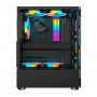Купить ᐈ Кривой Рог ᐈ Низкая цена ᐈ Корпус 1stPlayer Rainbow V2-A-4R1 Color LED Black без БП