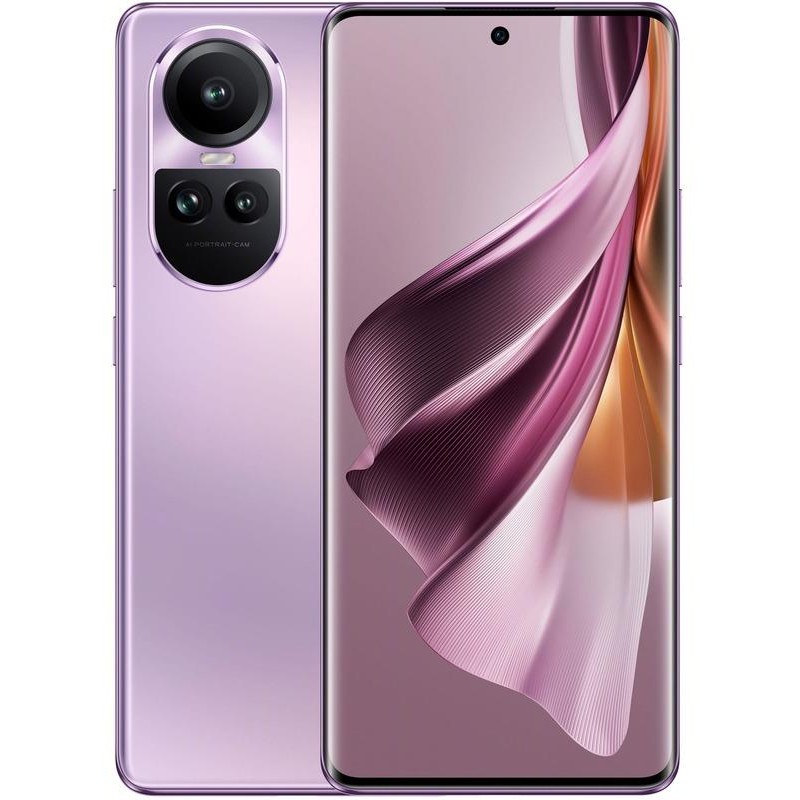 Купить ᐈ Кривой Рог ᐈ Низкая цена ᐈ Смартфон Oppo Reno10 Pro 12/256GB Dual Sim Glossy Purple; 6.7" (2412x1080) AMOLED / Qualcomm