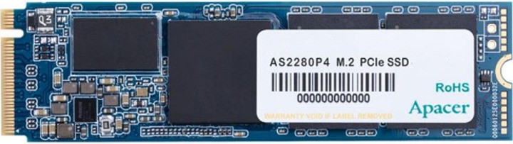 Купить ᐈ Кривой Рог ᐈ Низкая цена ᐈ Накопитель SSD 256GB Apacer AS2280P4 M.2 2280 PCIe 3.0 x4 3D TLC (AP256GAS2280P4-1)