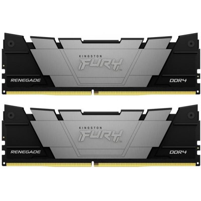 Купить ᐈ Кривой Рог ᐈ Низкая цена ᐈ Модуль памяти DDR4 2x8GB/3600 Kingston Fury Renegade Black (KF436C16RB2K2/16)