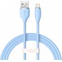 Купити Кабель Baseus Jelly Liquid Silica Gel USB - Lightning (M/M), 2.4 A, 2 м, Blue (CAGD000103)ᐈ Кривий Ріг ᐈ Замовити по низь